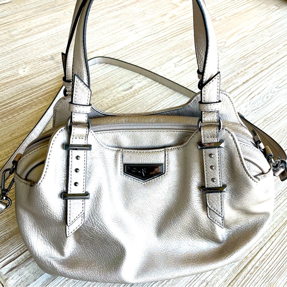 Simply Vera by Vera Wang Metallic Shoulder Bag